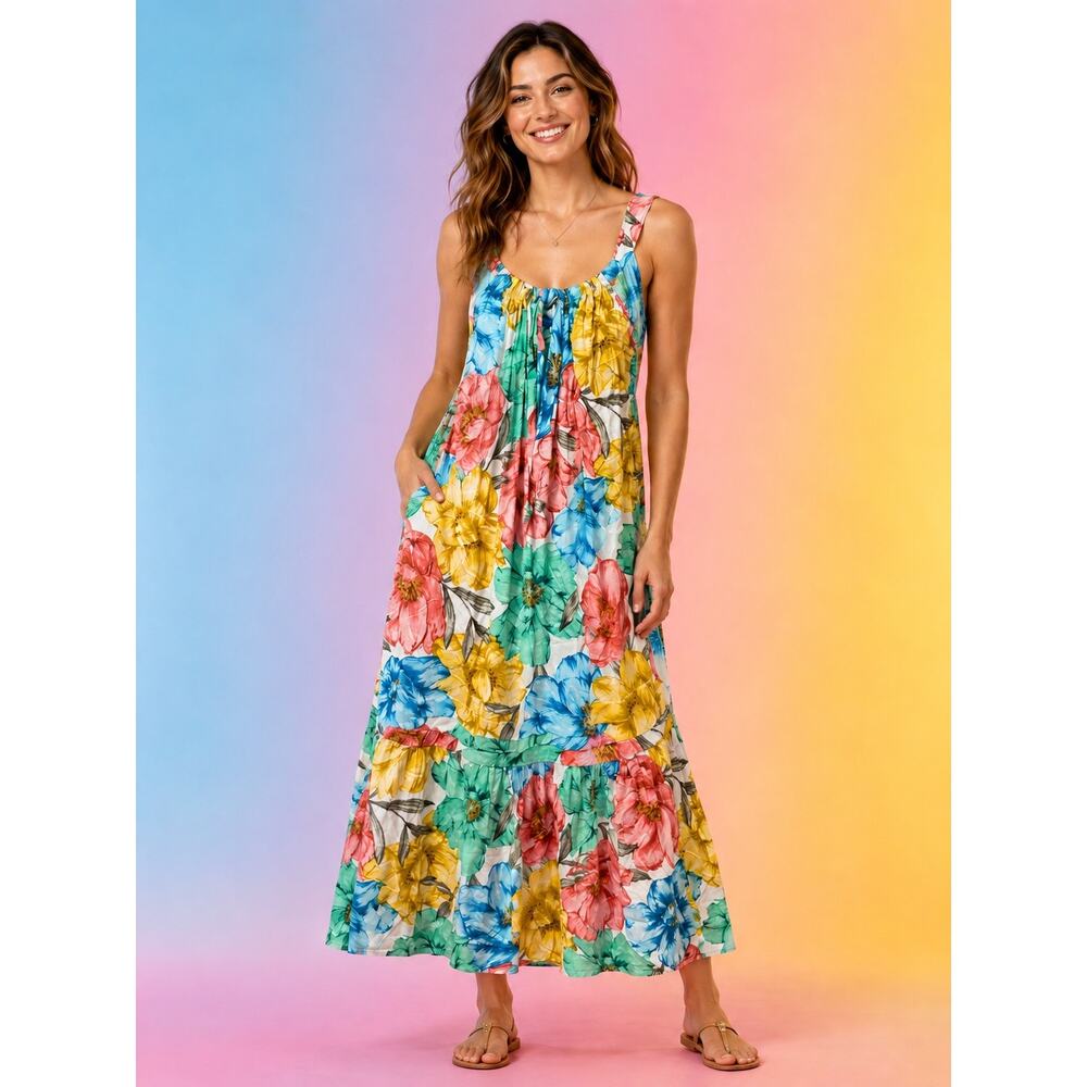 Band of the Free | Watercolor Tie Dress